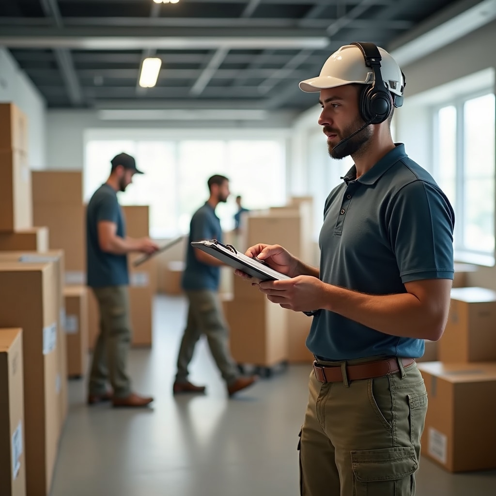 Execuție relocare birouri cu monitorizare